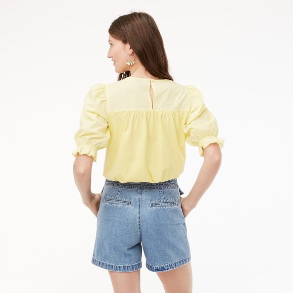 NWT J. Crew Cotton Top Olive XS - Picture 8 of 8